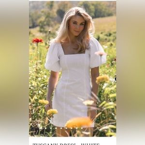 Petal & pup white Tuscany mini dress